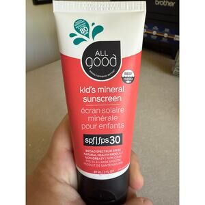 All Good Kids Mineral Sunscreen SPF 30 3 Fl. Oz. NEW UNOPENED